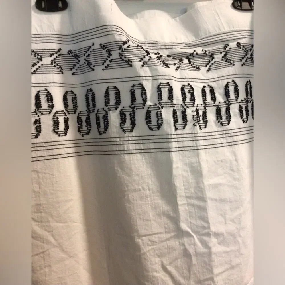 Wild Sage Shower Curtain black white 72” x 72”
